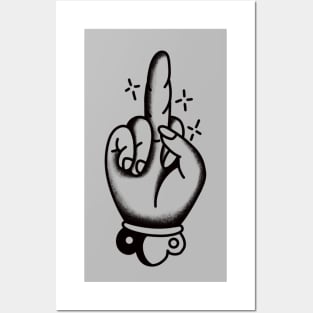 The non offensive middle finger. Posters and Art